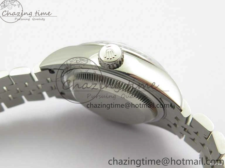 MiroTime 0301 HighPerformance Datejust 28mm 279174 SS BP Maker Best Edition Black Dial on SS Jubilee Bracelet ETA 2598